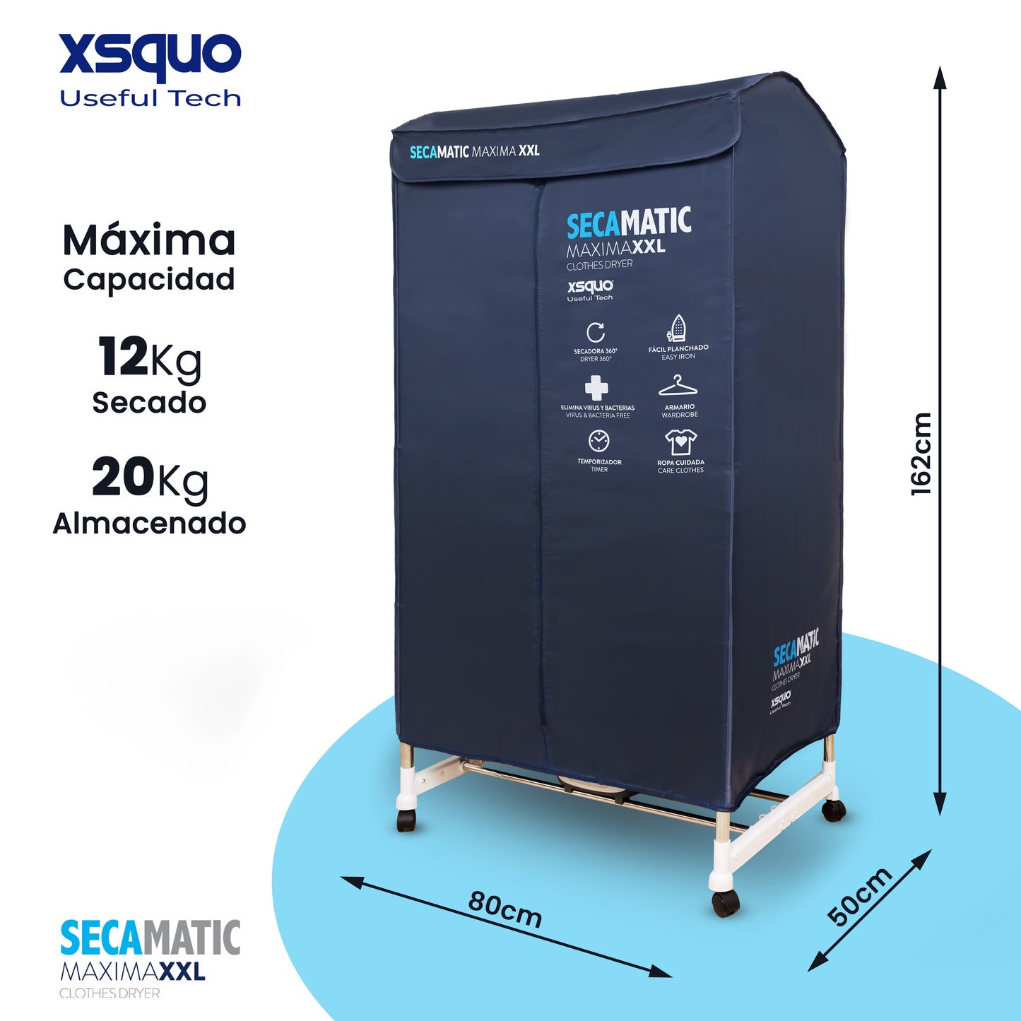 Secadora de ropa Secamatic Máxima XXL 1200w